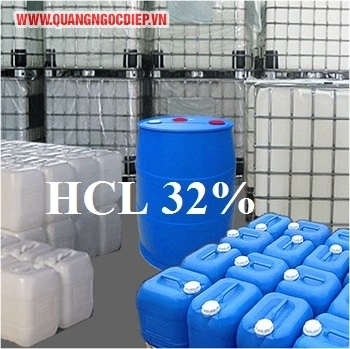 HCL 32% - Axit Clohydric - Hóa Chất Quang Ngọc Diệp - Công Ty TNHH Quang Ngọc Diệp